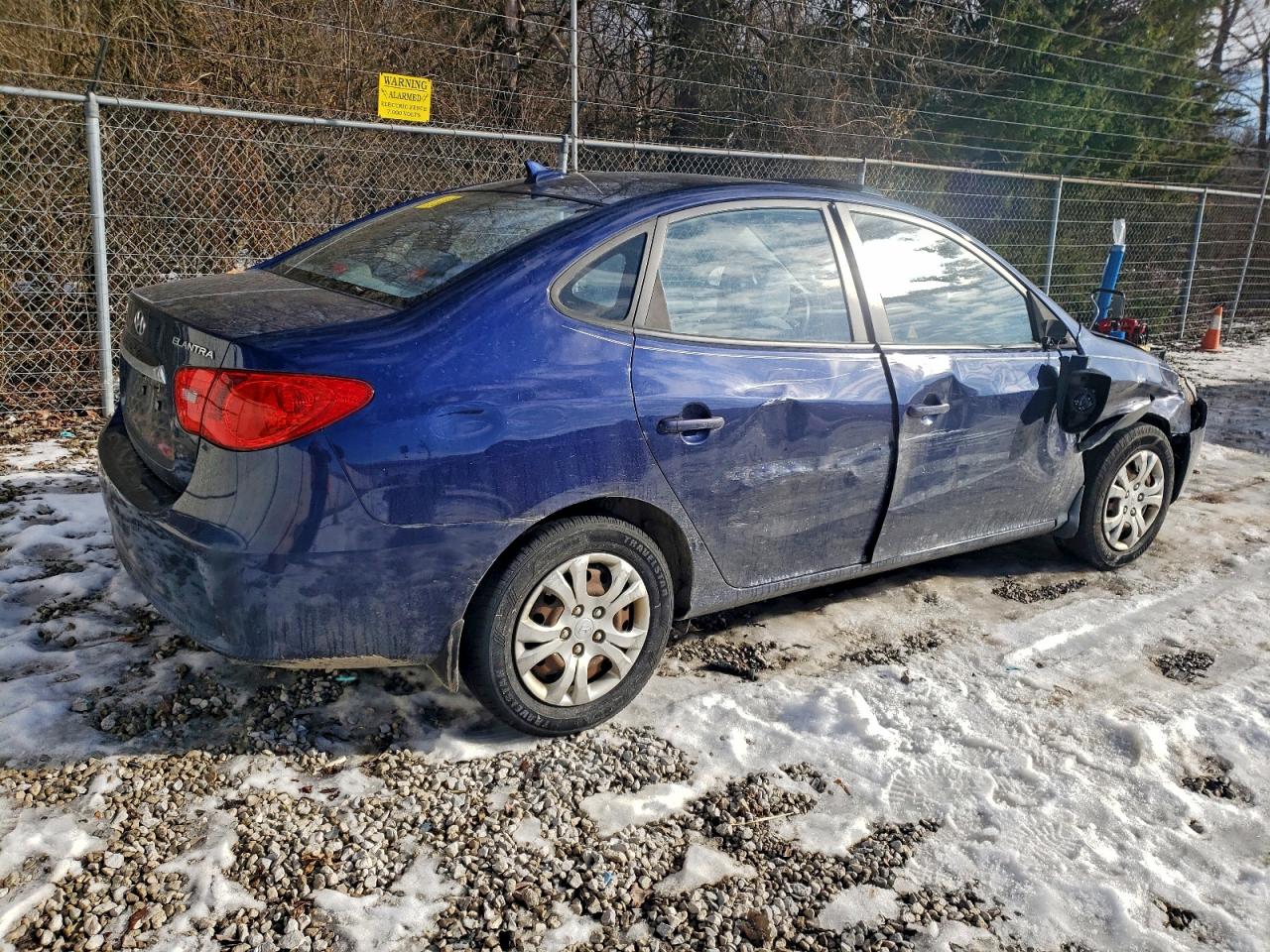 2010 HYUNDAI ELANTRA BLUE photo 5