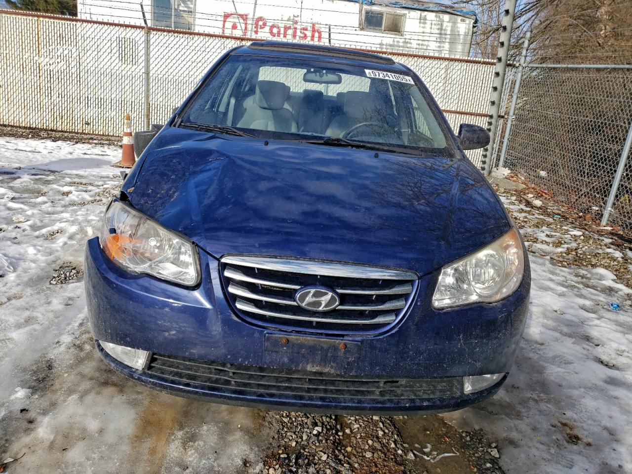 2010 HYUNDAI ELANTRA BLUE photo 9