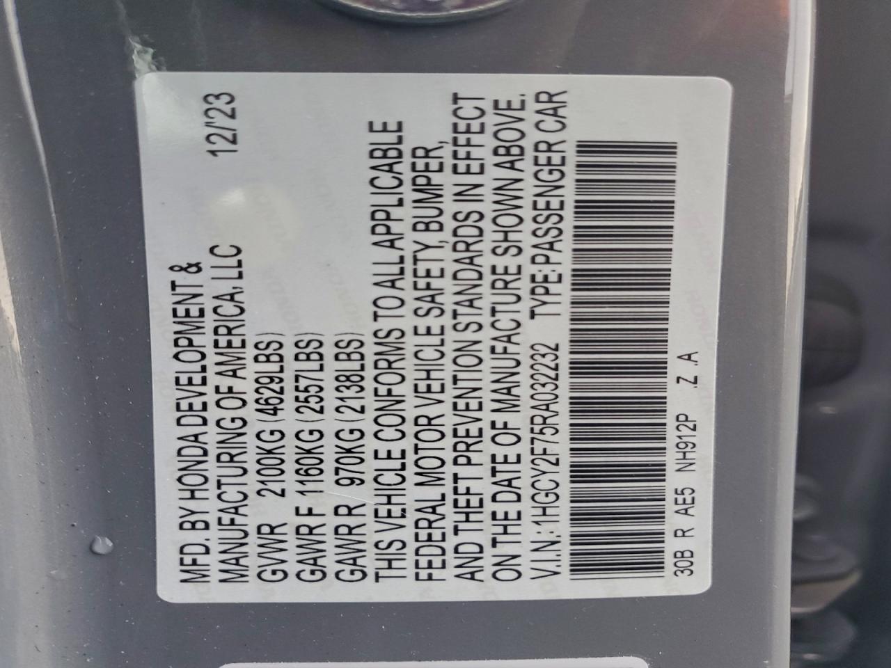 2024 HONDA ACCORD HYBRID SPORT-L photo 25