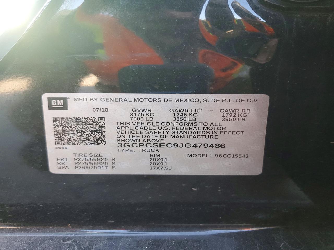 2018 CHEVROLET SILVERADO C1500 LTZ photo 12