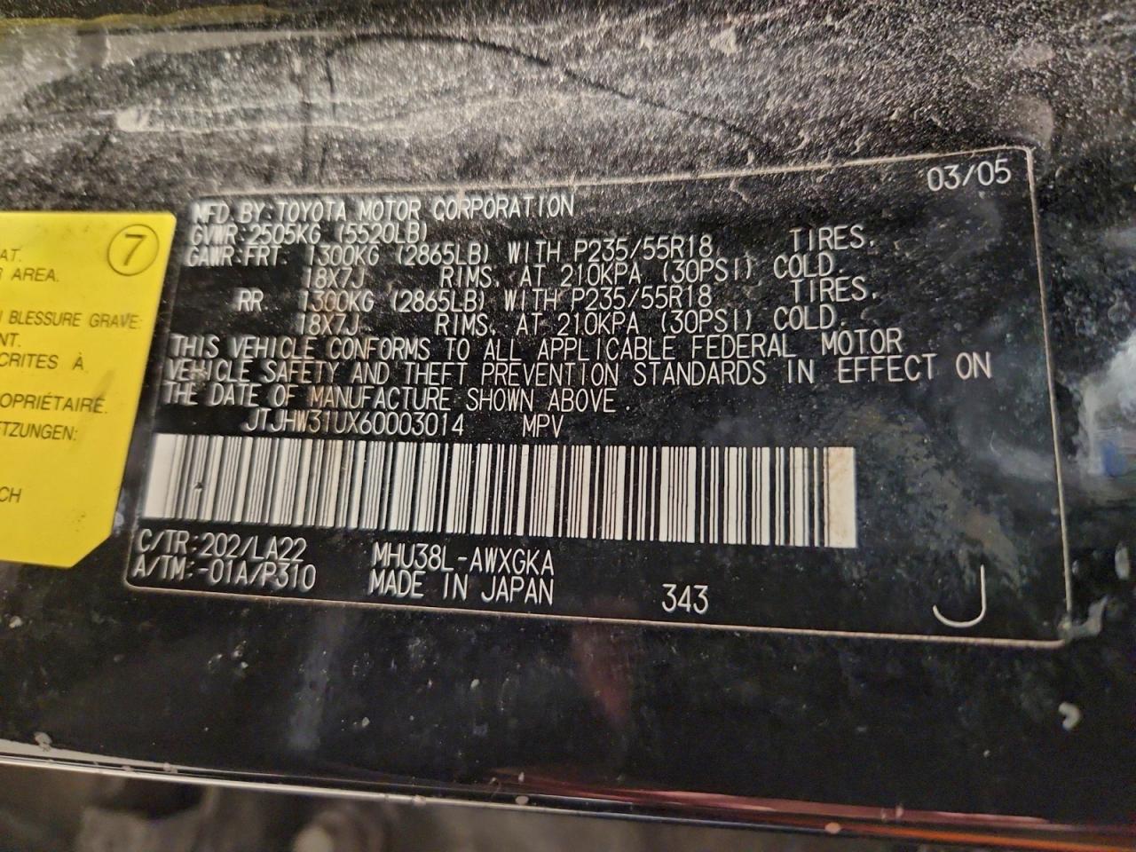 2006 LEXUS RX 400 photo 34