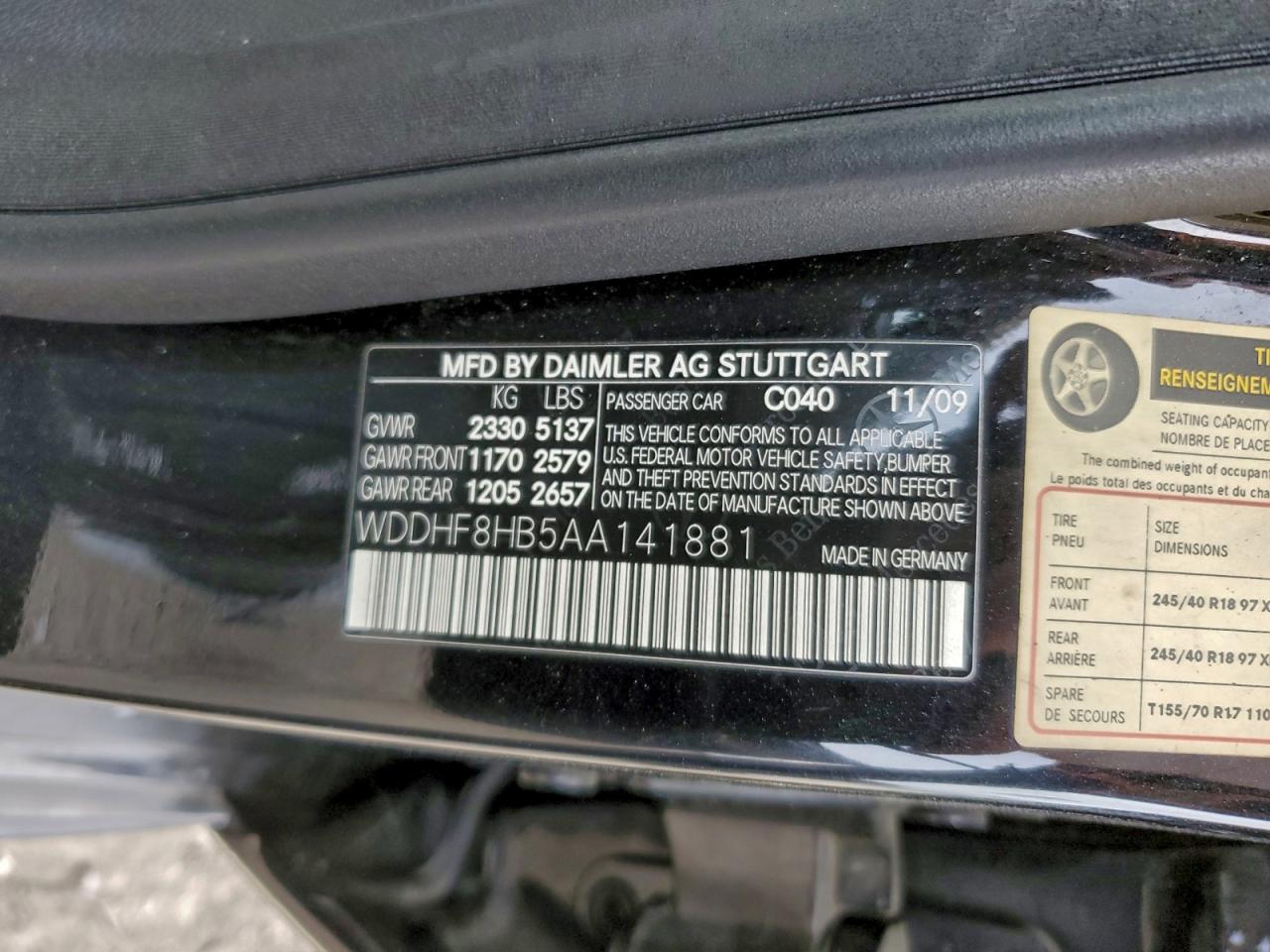 2010 MERCEDES-BENZ E 350 4MATIC photo 12