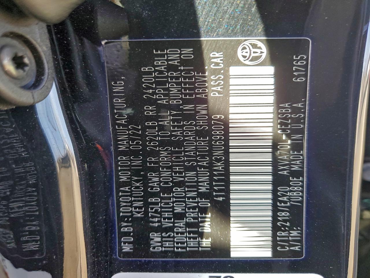 2022 TOYOTA CAMRY SE photo 34