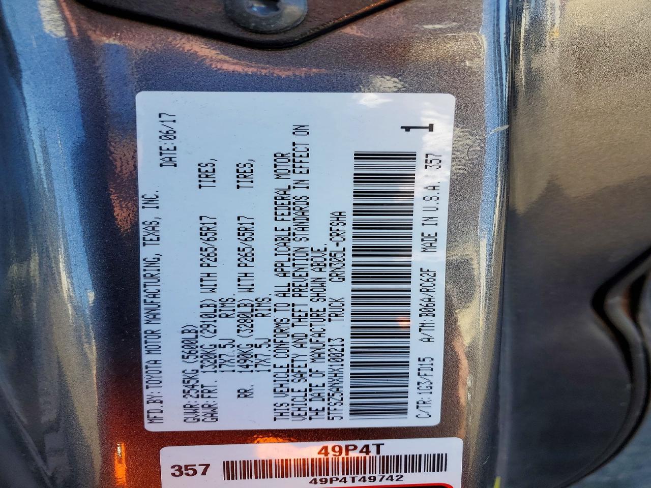 2017 TOYOTA TACOMA ACCESS CAB photo 23