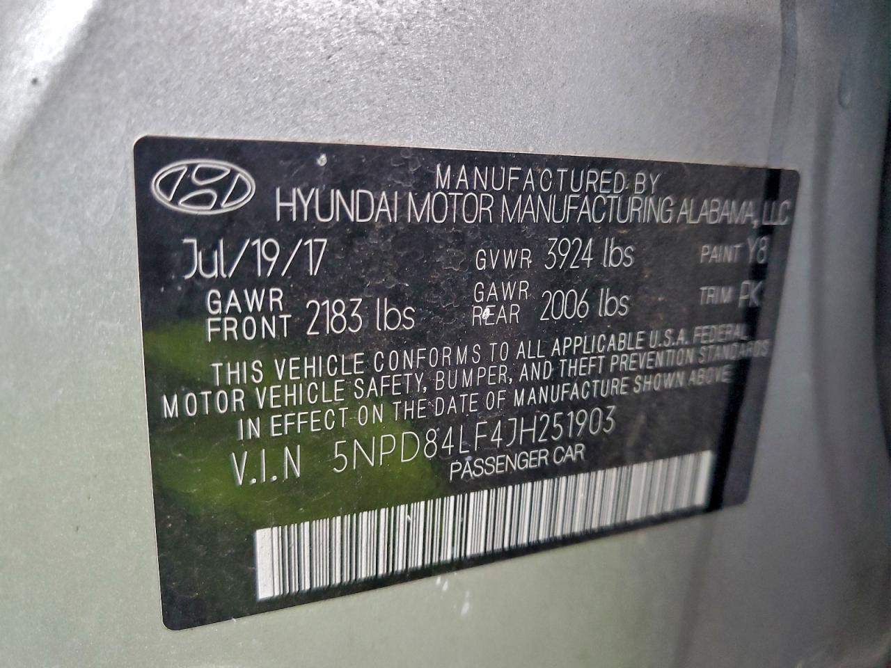 2018 HYUNDAI ELANTRA SEL photo 23