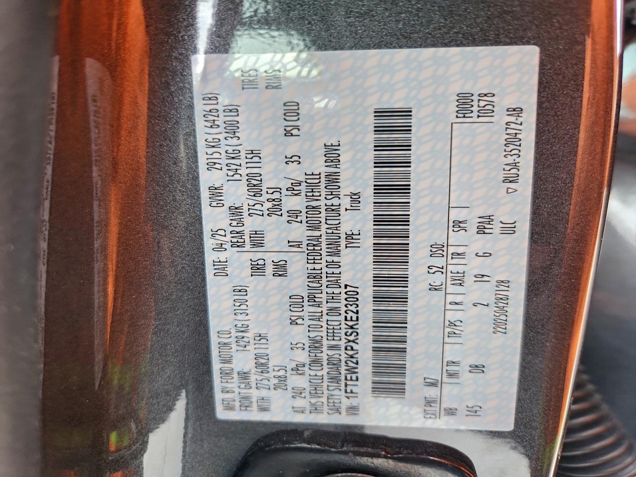 2025 FORD F150 STX photo 23