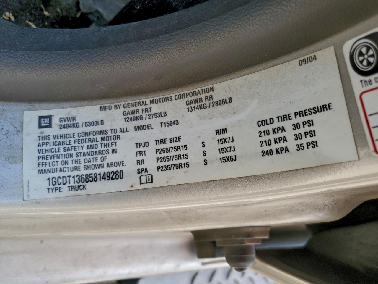 2005 CHEVROLET COLORADO photo 23