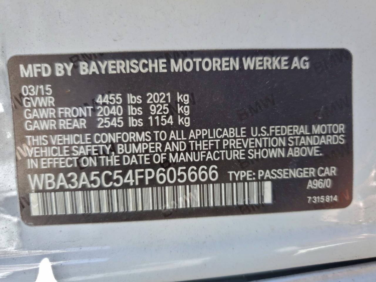 2015 BMW 328 I photo 12
