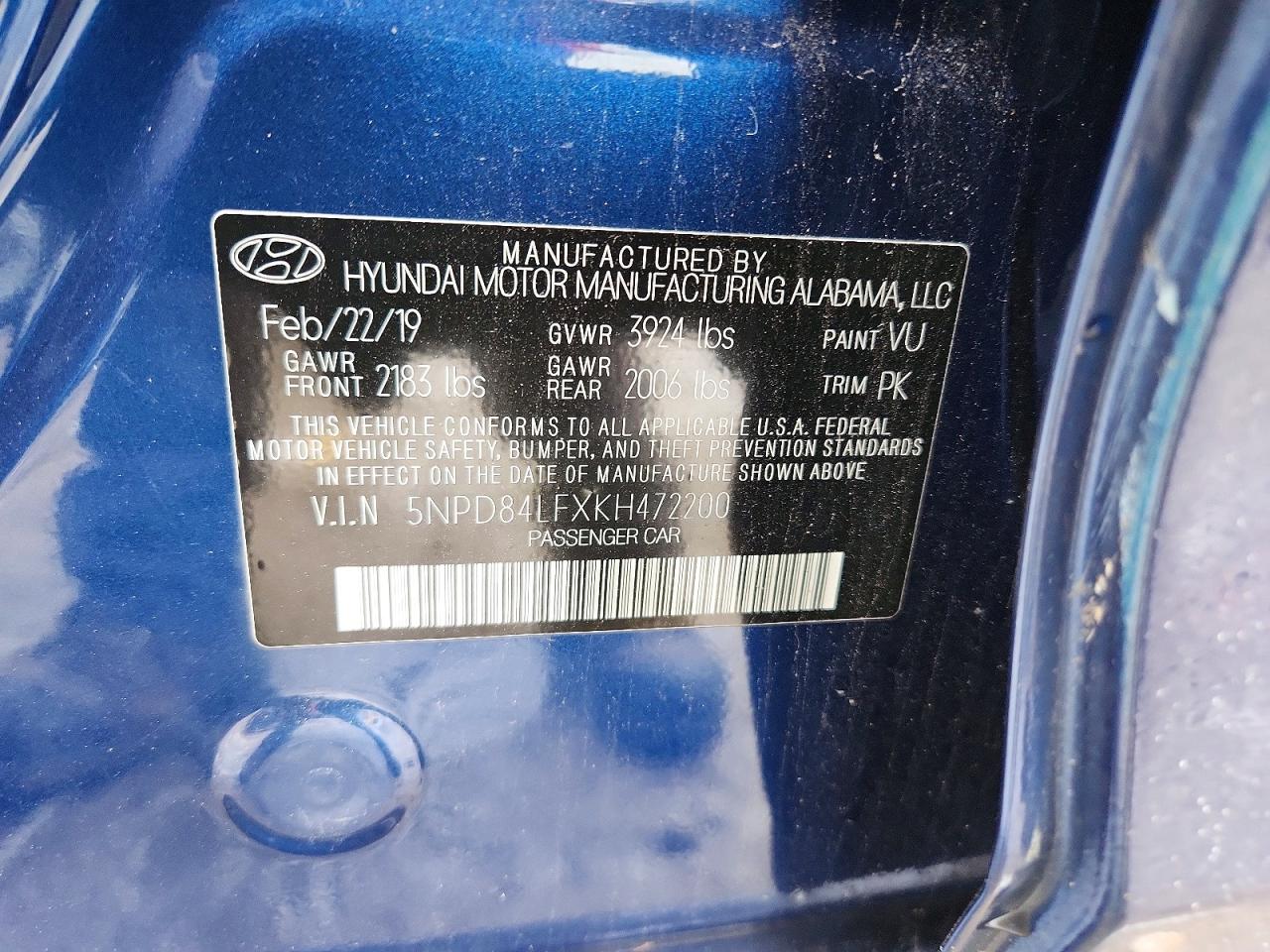 2019 HYUNDAI ELANTRA SEL photo 34