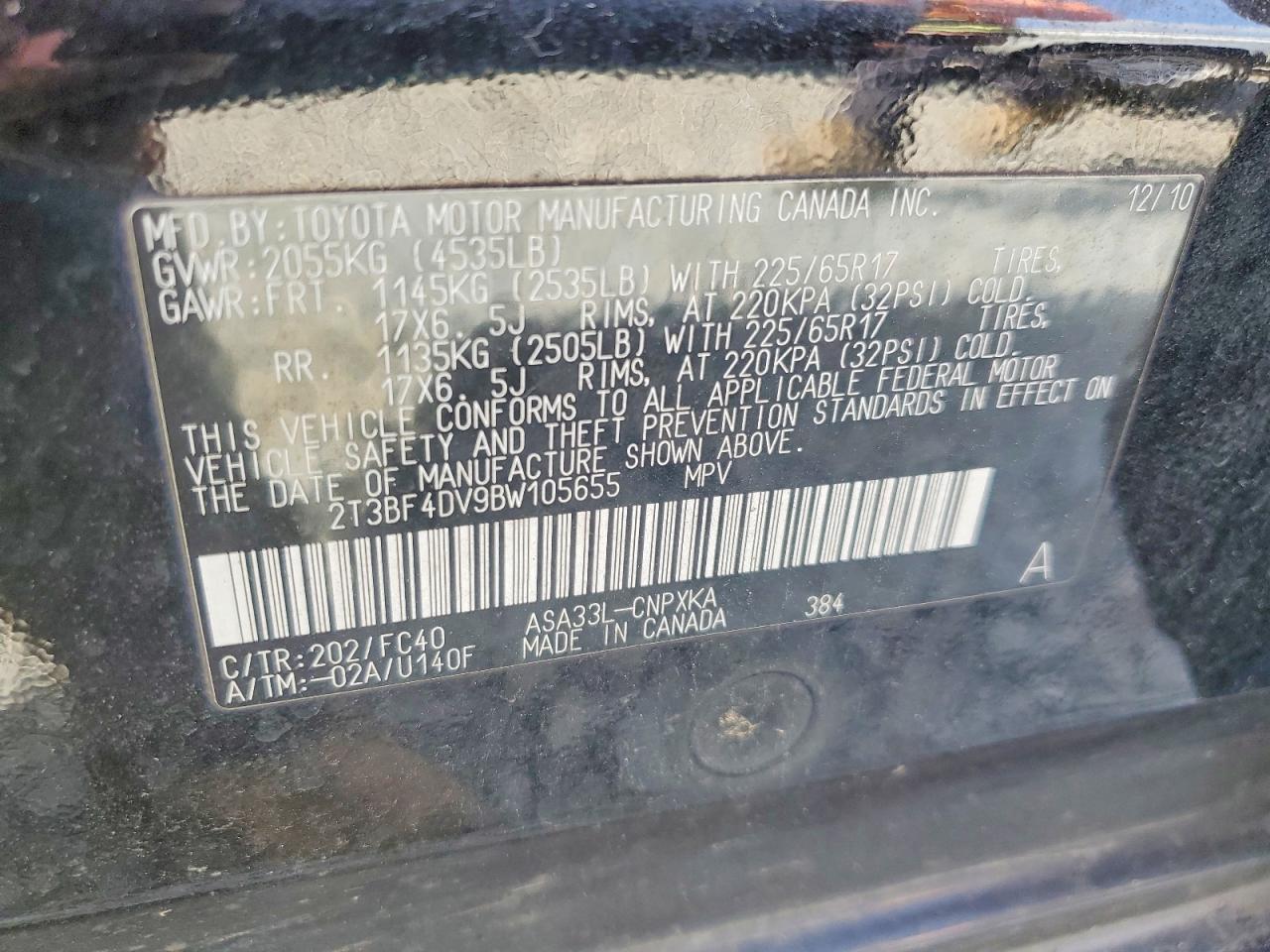 2011 TOYOTA RAV4 photo 40