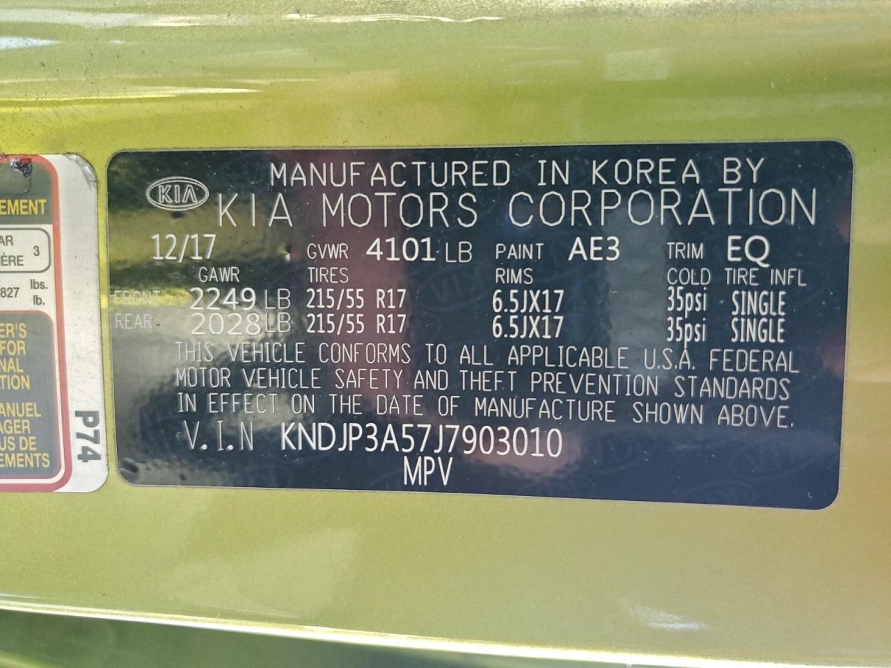 2018 KIA SOUL + photo 12