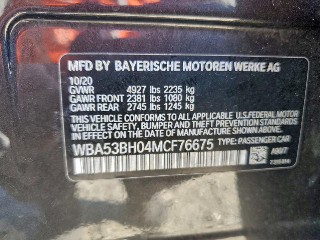 2021 BMW 530 I photo 12