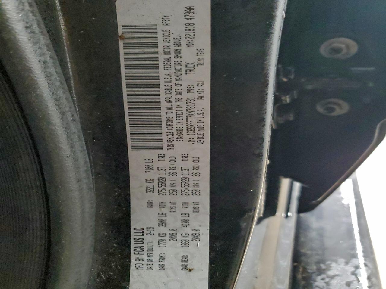 2019 RAM 1500 BIG HORN/LONE STAR photo 34