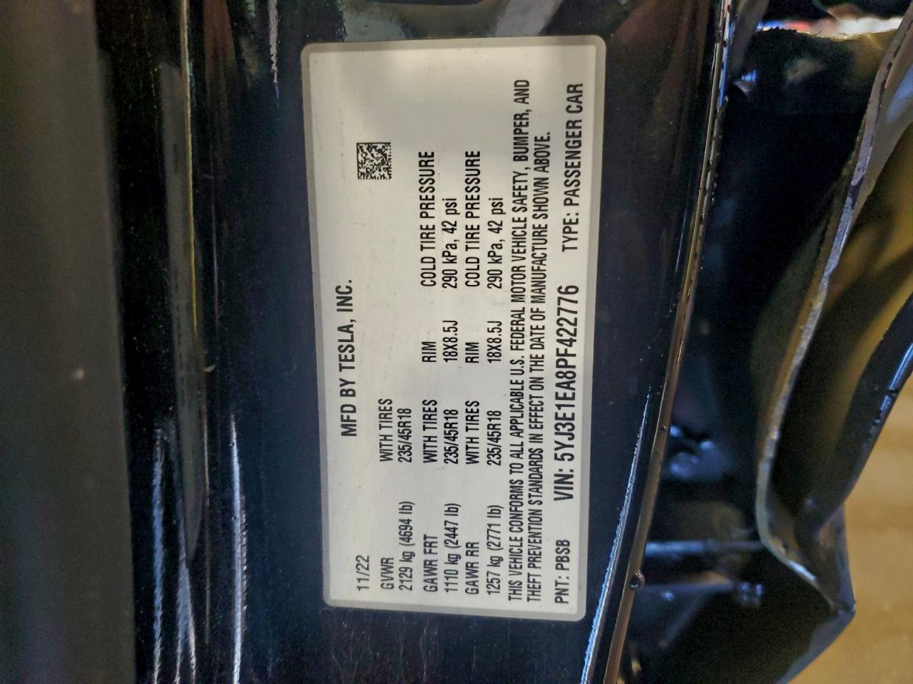 2023 TESLA MODEL 3 photo 12