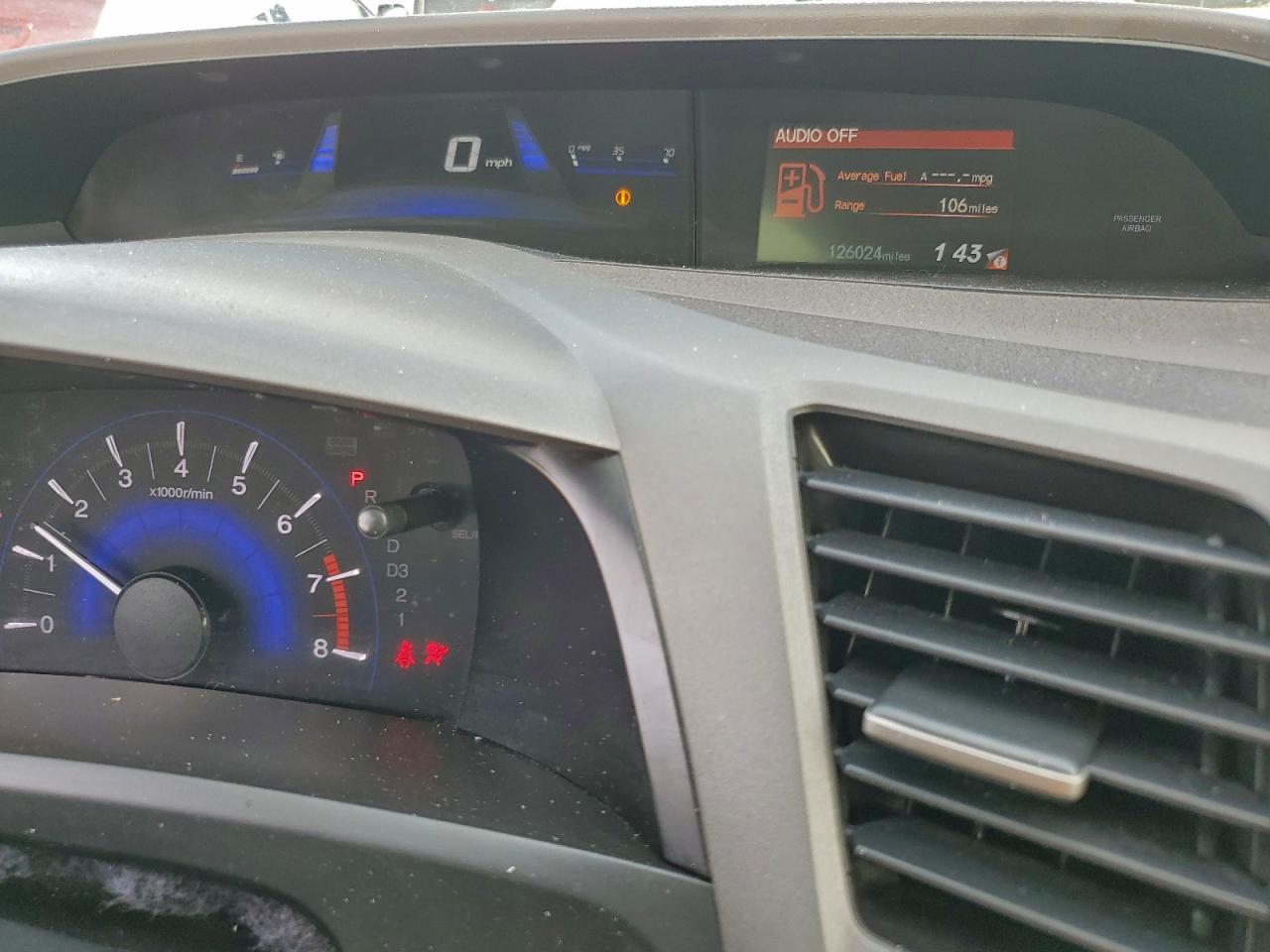 2012 HONDA CIVIC LX photo 9