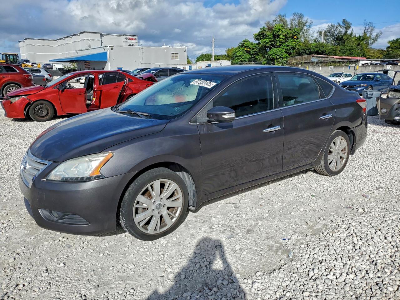2013 NISSAN SENTRA S — REAR END damage — photo 1