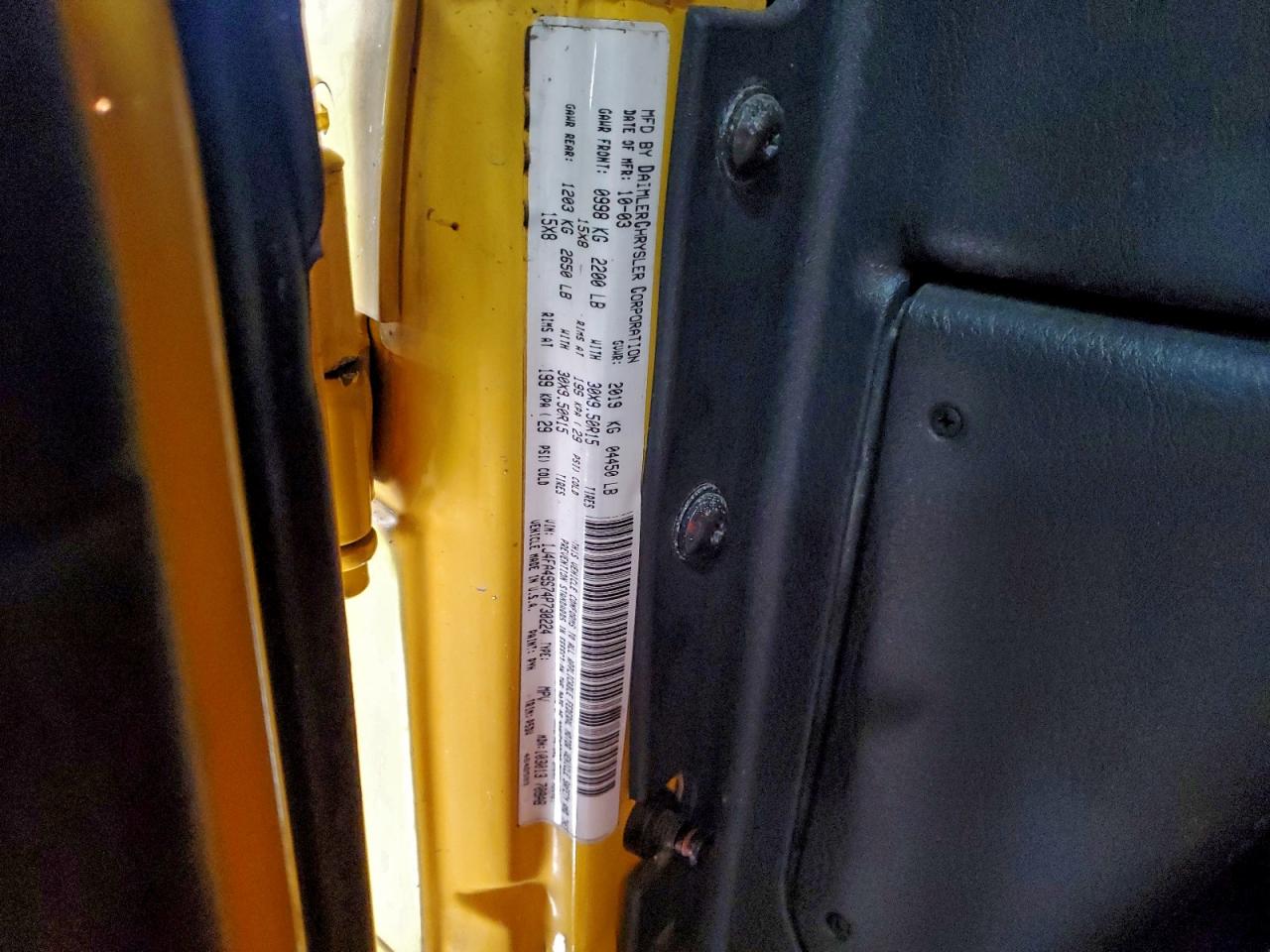 2004 JEEP WRANGLER / TJ SPORT photo 25