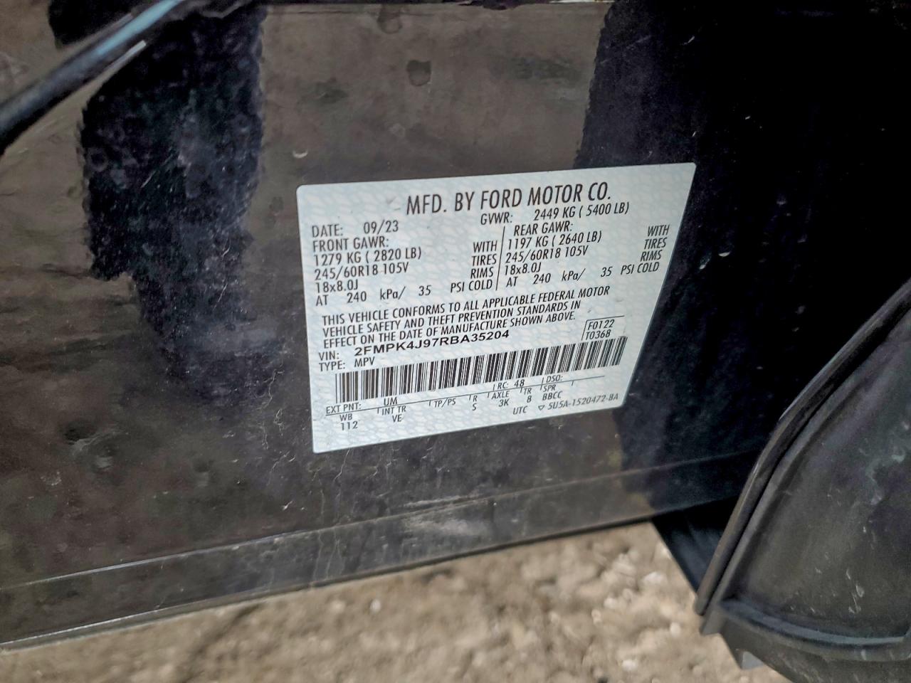 2024 FORD EDGE SEL photo 23