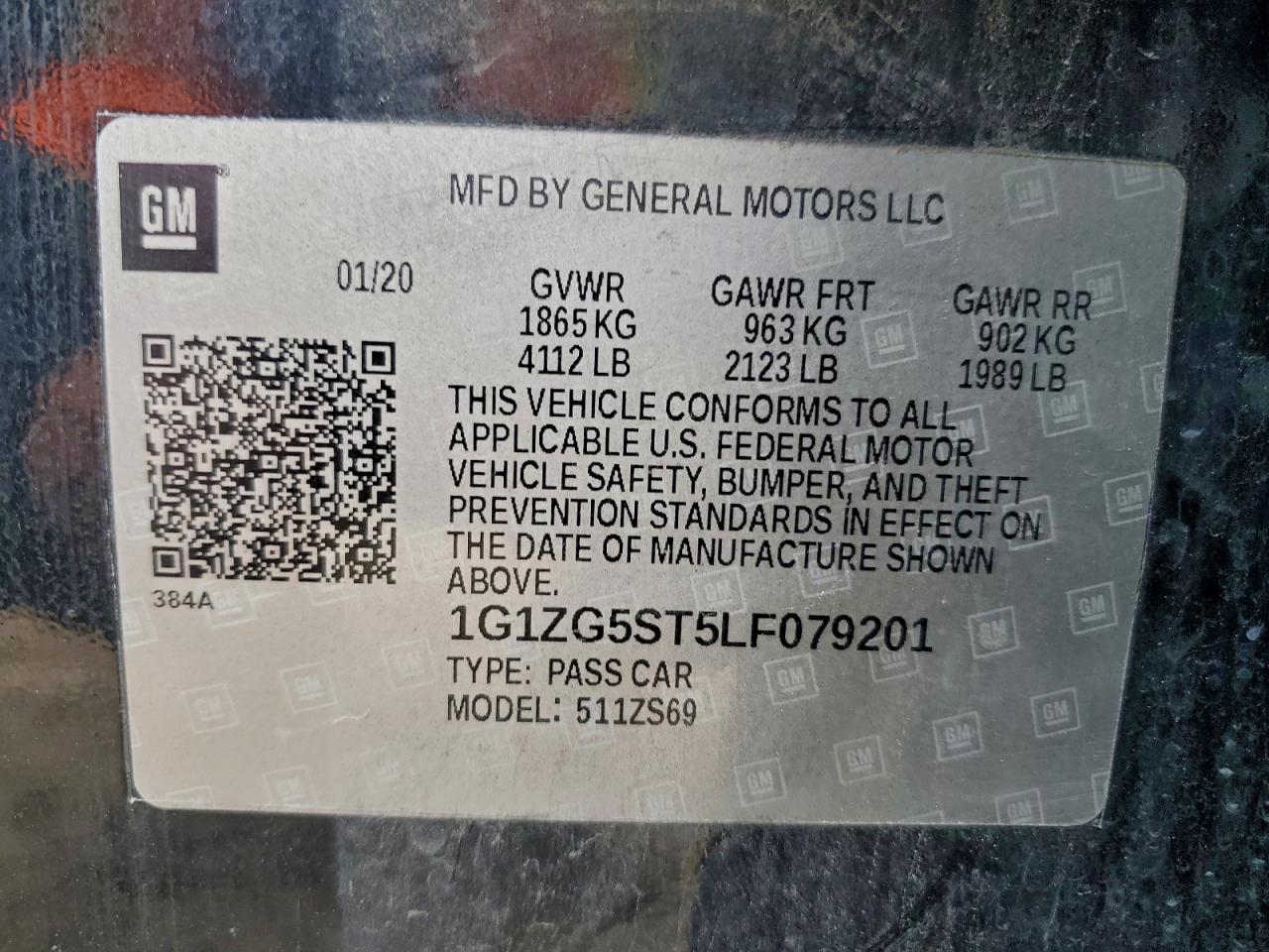 2020 CHEVROLET MALIBU RS photo 34