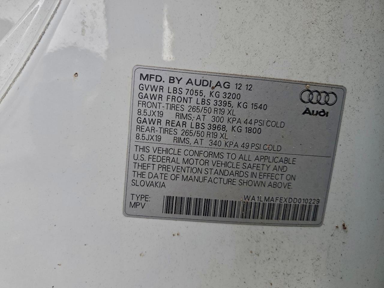 2013 AUDI Q7 PREMIUM PLUS photo 40