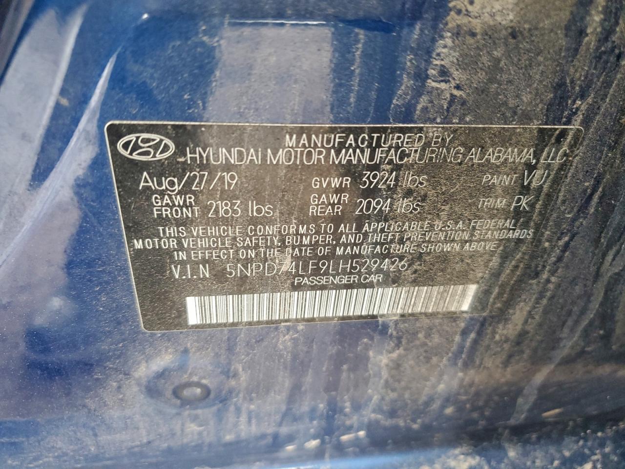 2020 HYUNDAI ELANTRA SE photo 12