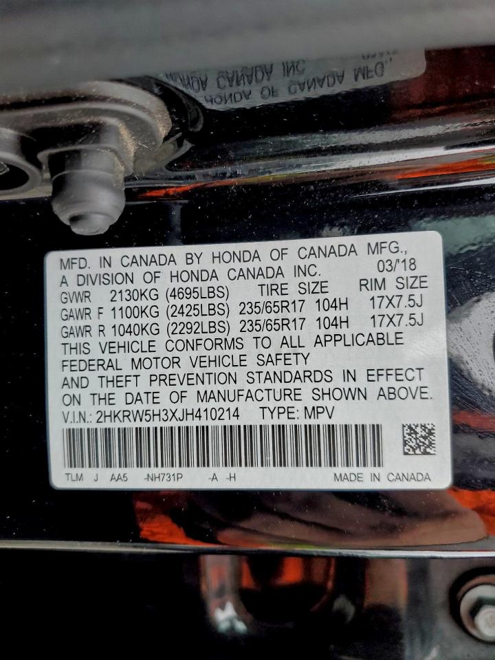 2018 HONDA CR-V LX photo 40