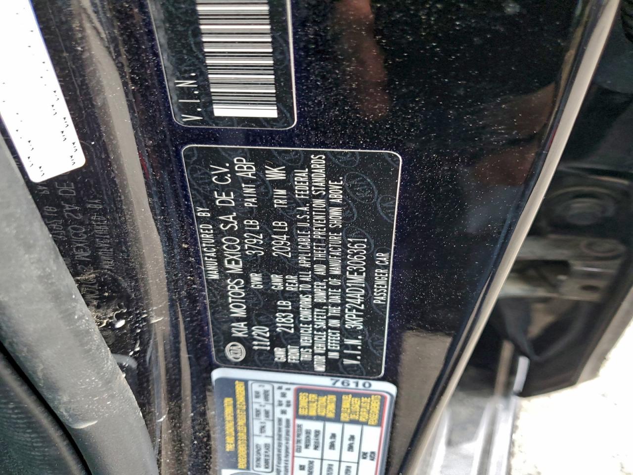2021 KIA FORTE FE photo 23