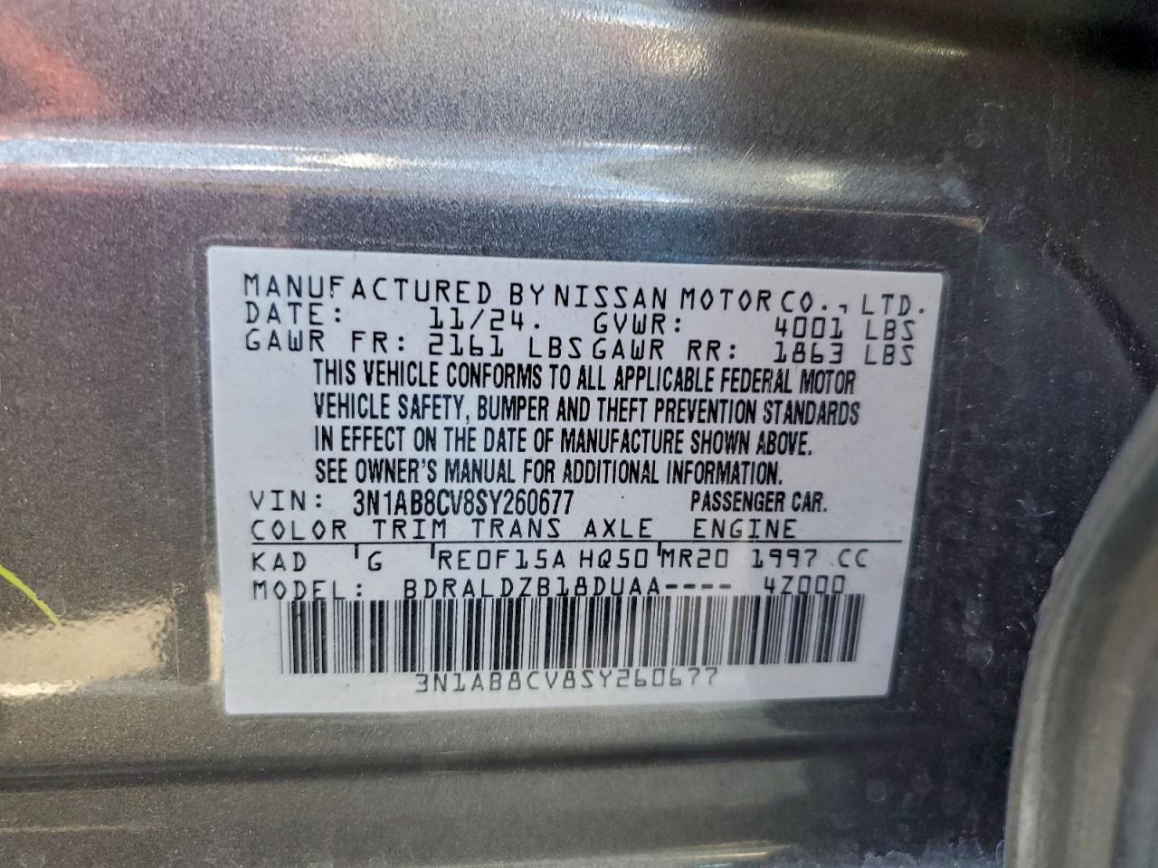 2025 NISSAN SENTRA SV photo 23
