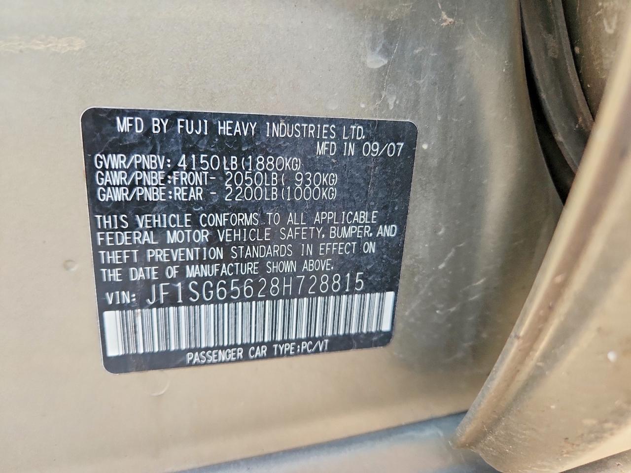 2008 SUBARU FORESTER 2.5X PREMIUM photo 34
