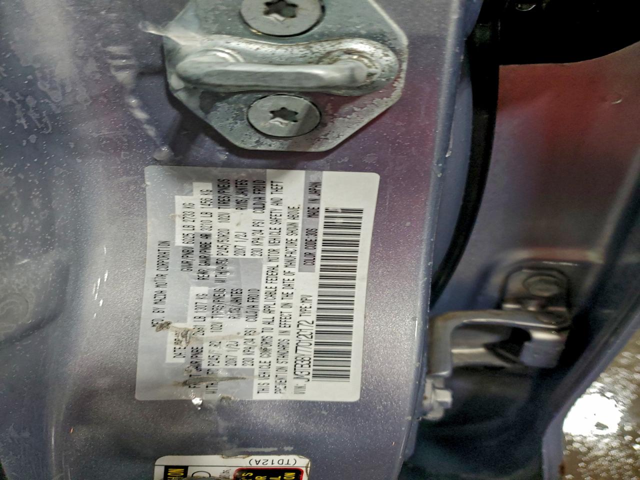 2007 MAZDA CX-9 photo 13