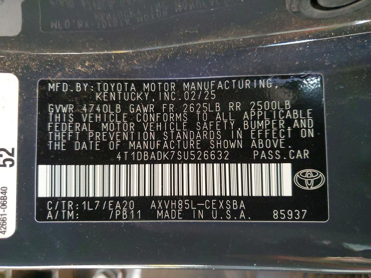 2025 TOYOTA CAMRY XSE photo 13