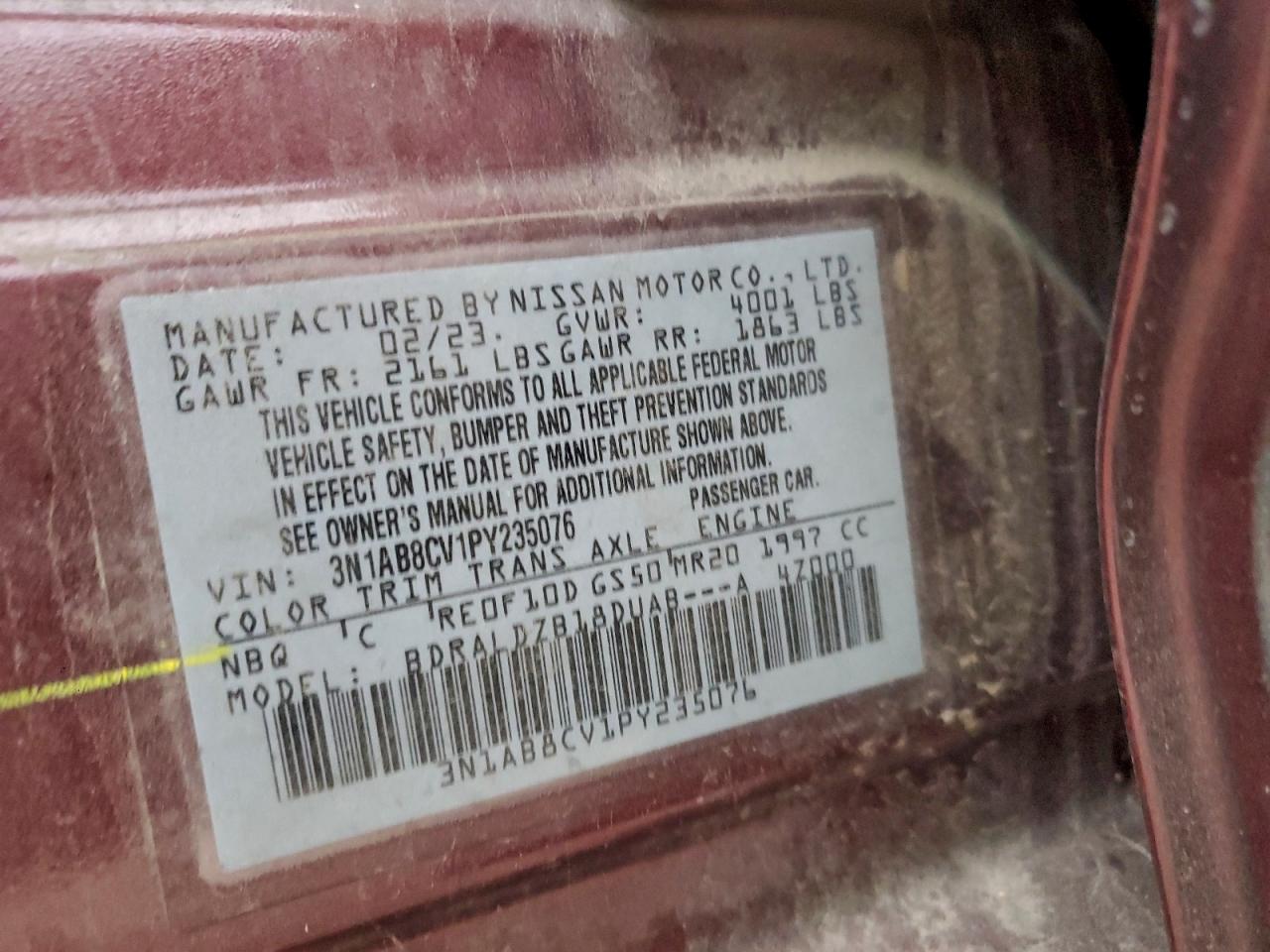 2023 NISSAN SENTRA SV photo 34