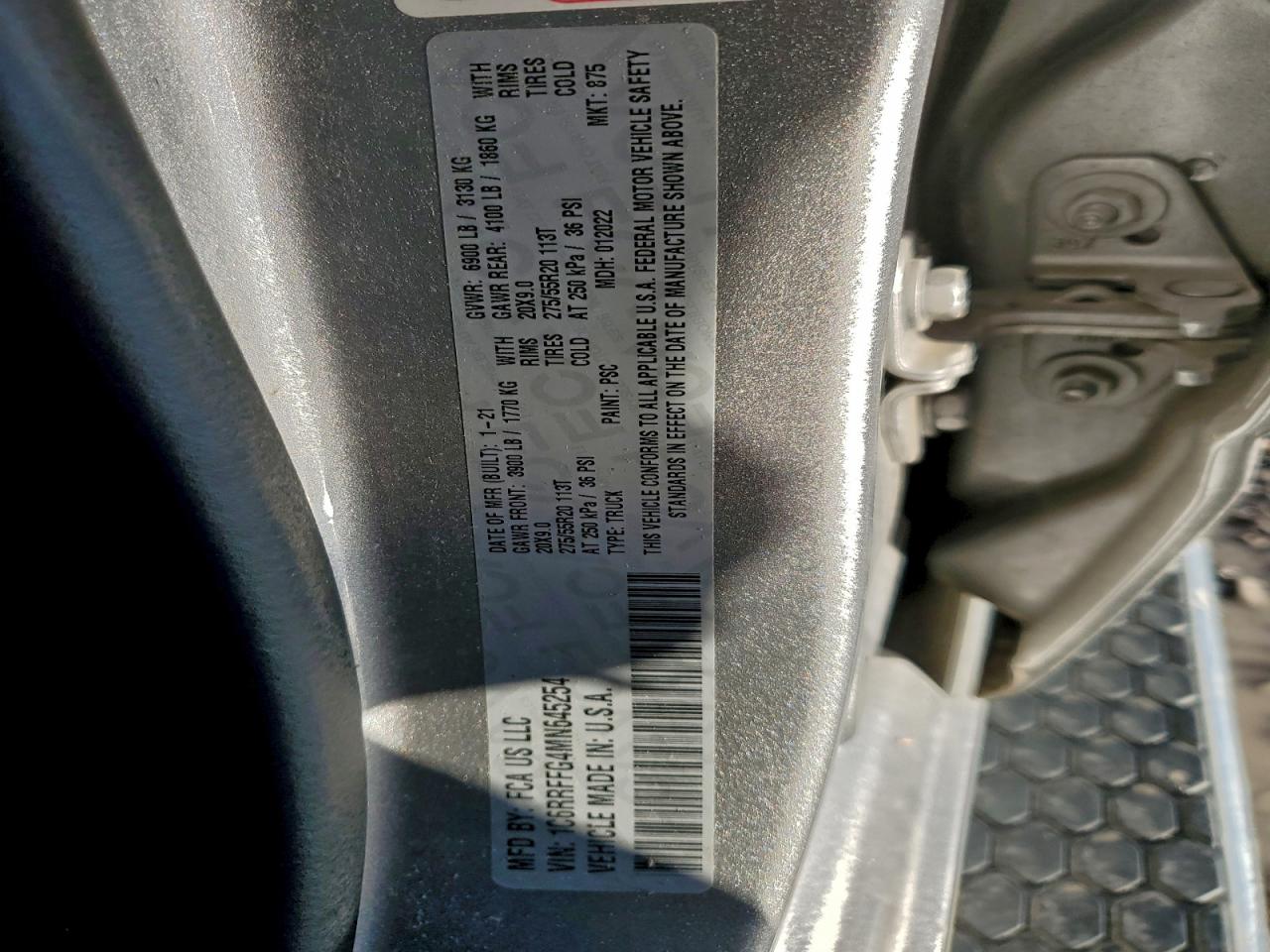 2021 RAM 1500 BIG HORN/LONE STAR photo 12