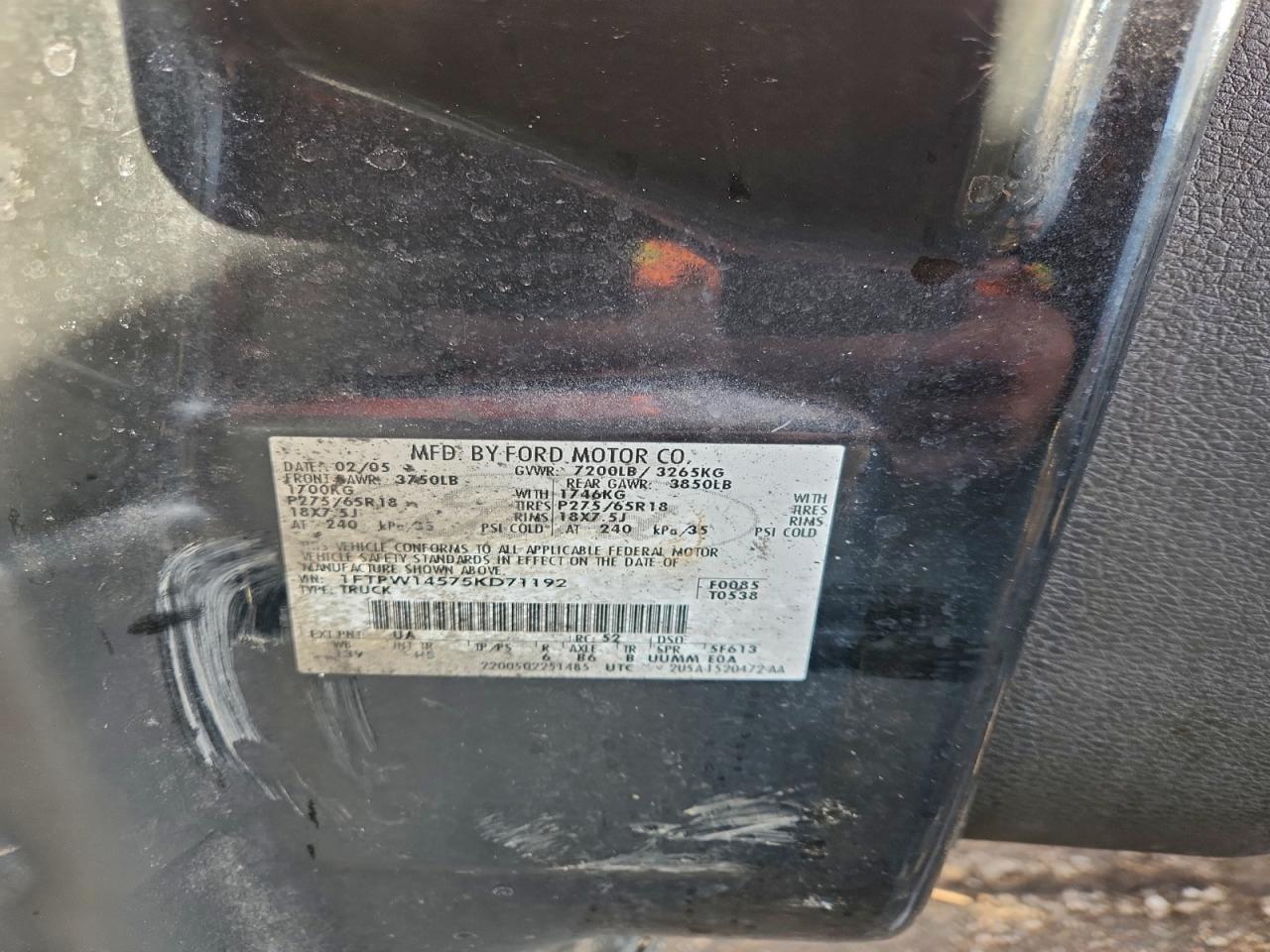 2005 FORD F150 SUPERCREW photo 23