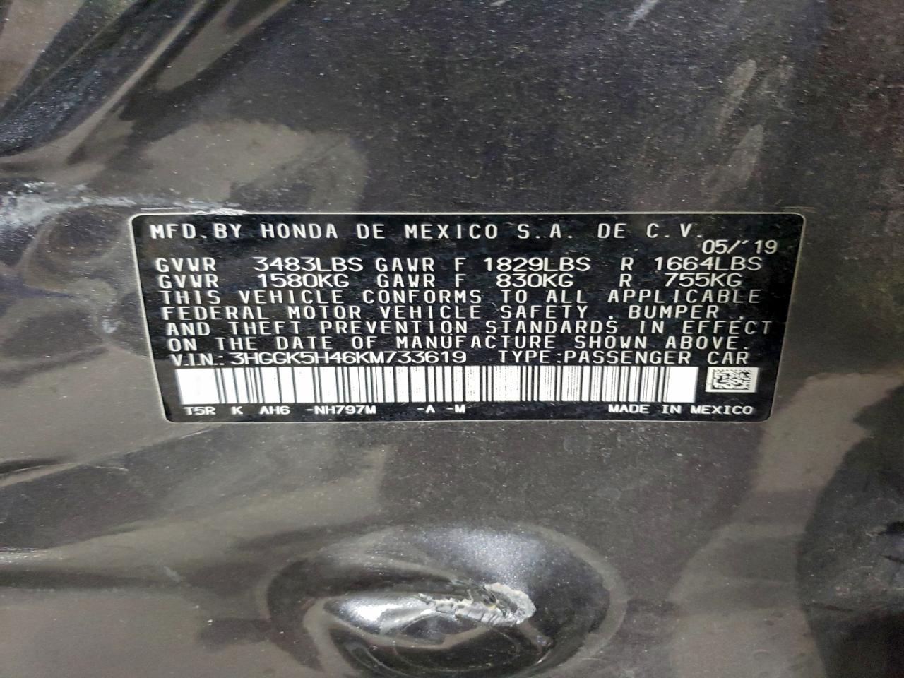 2019 HONDA FIT LX photo 40