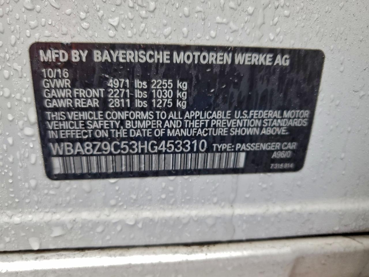 2017 BMW 330 XIGT photo 12