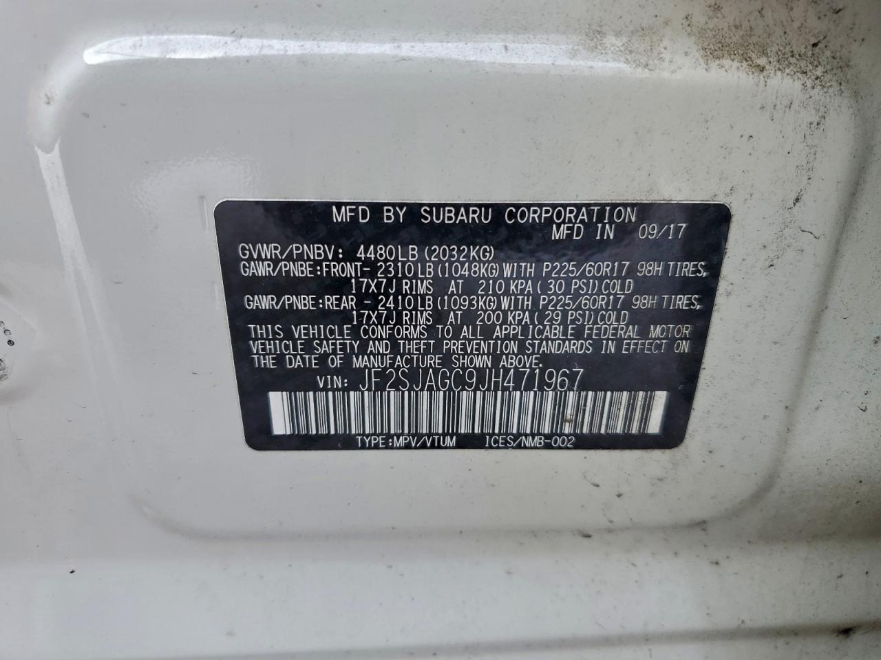 2018 SUBARU FORESTER 2.5I PREMIUM photo 13