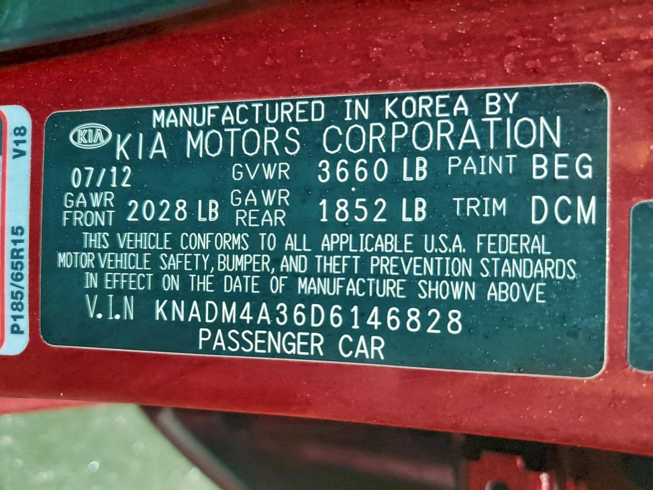 2013 KIA RIO LX photo 25