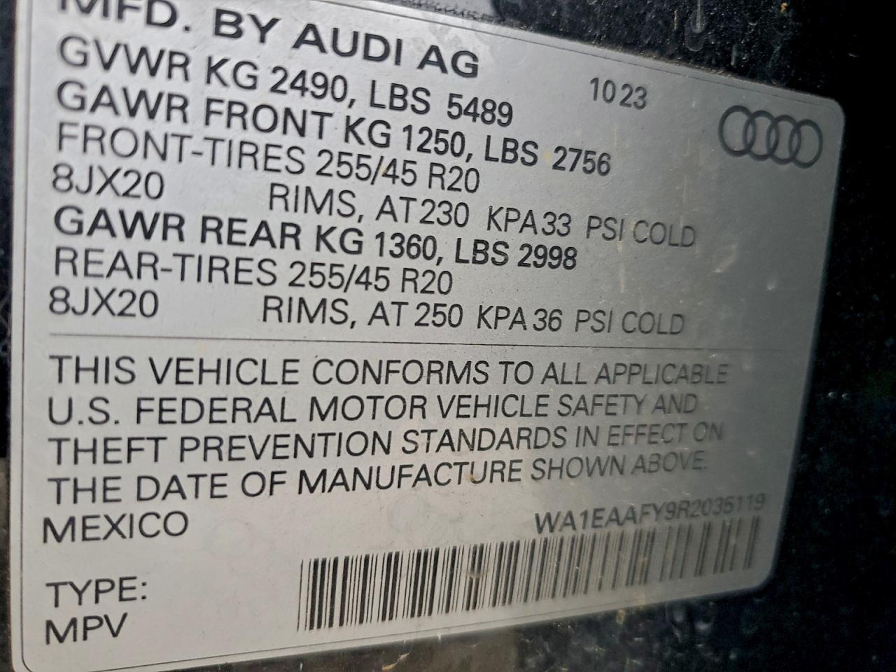 2024 AUDI Q5 PREMIUM PLUS 45 photo 23