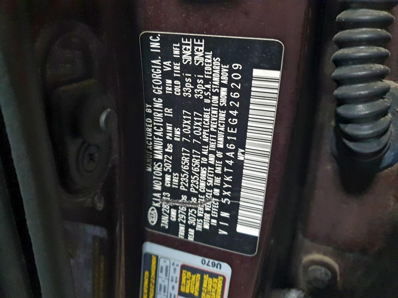 2014 KIA SORENTO LX photo 45