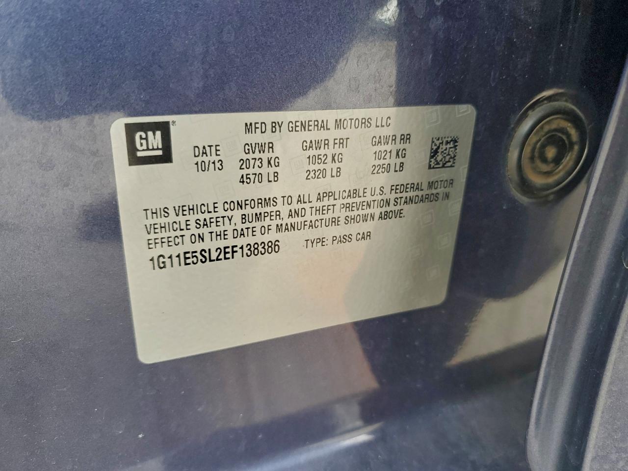 2014 CHEVROLET MALIBU 2LT photo 25