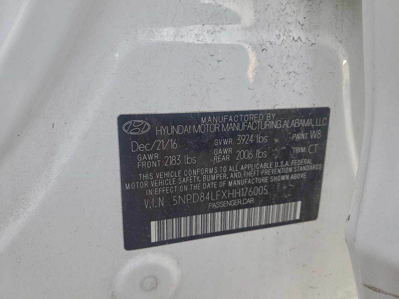 2017 HYUNDAI ELANTRA SE photo 13