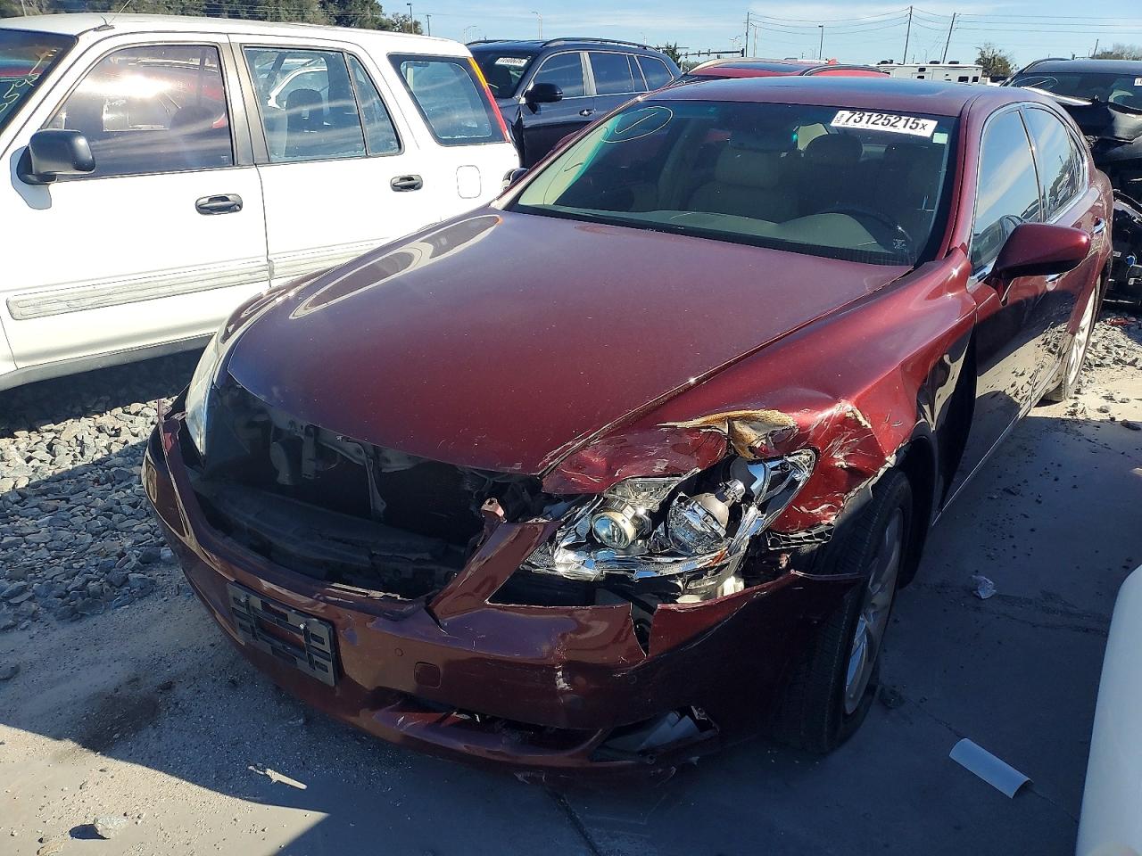 2008 LEXUS LS 460 — FRONT END damage — photo 1