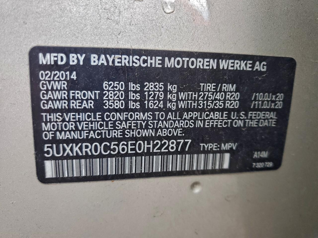 2014 BMW X5 XDRIVE35I photo 13