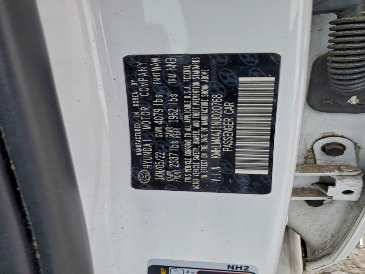 2022 HYUNDAI ELANTRA BLUE photo 12
