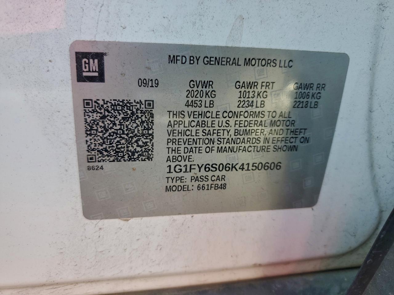 2019 CHEVROLET BOLT EV LT photo 12