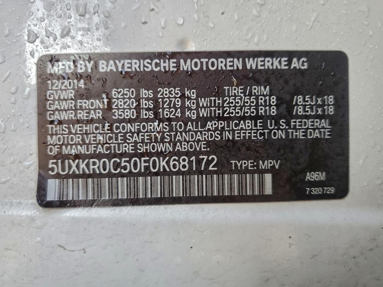 2015 BMW X5 XDRIVE35I photo 25