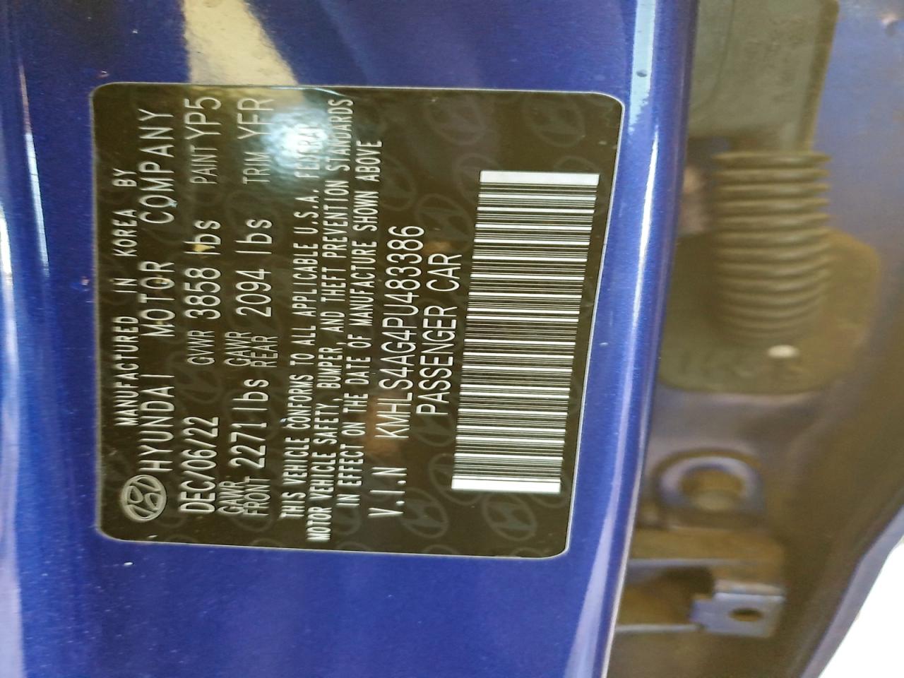 2023 HYUNDAI ELANTRA SEL photo 12