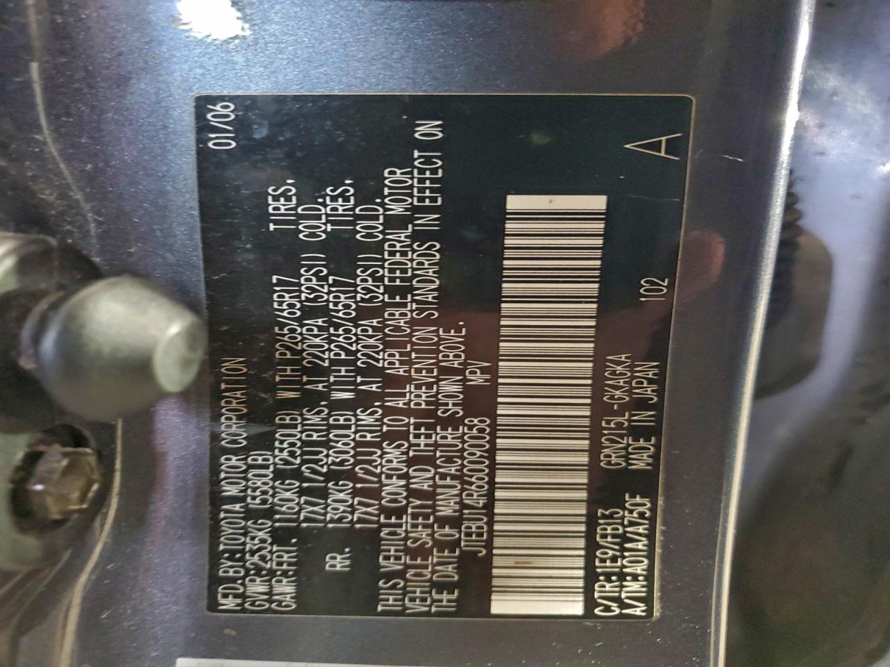 2006 TOYOTA 4RUNNER SR5 photo 23
