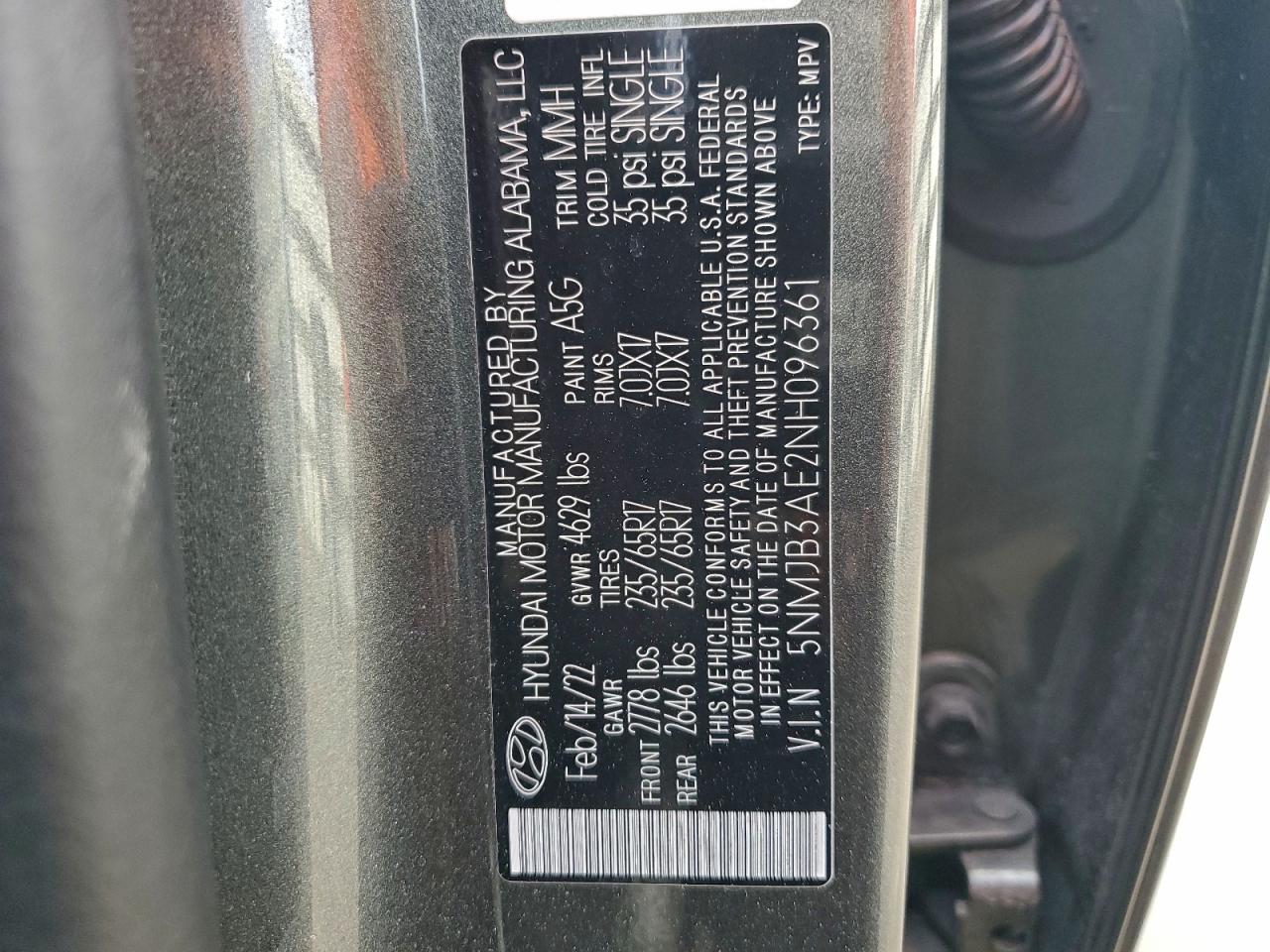2022 HYUNDAI TUCSON SEL photo 13